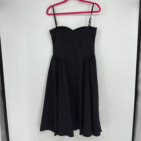 Peiran Black Corset Bustier Midi Dress – Size M – Elegant Classic NWT - Picture 6 of 8